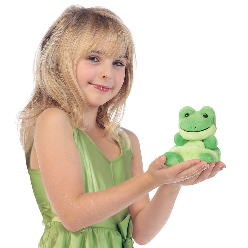 Palm Pals Ribbits Frog Soft Toy - AURORA WORLD LTD
