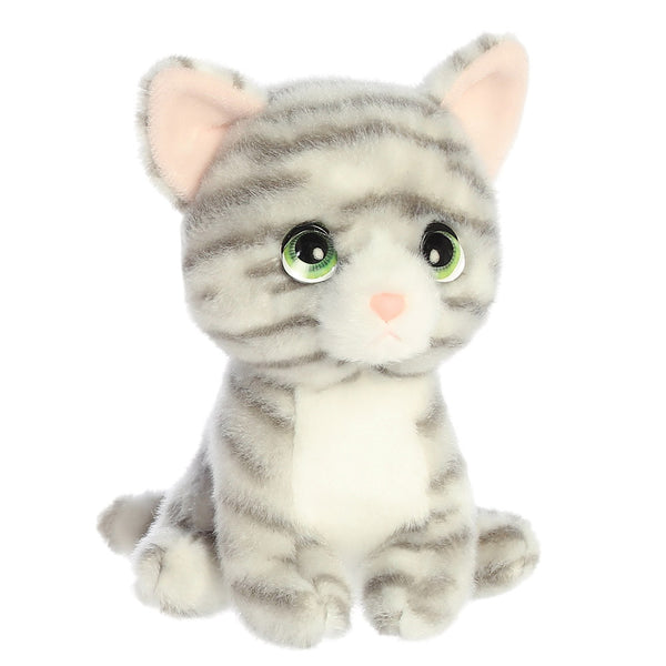 Petites Misty Grey Tabby Cat Soft Toy - Aurora World LTD