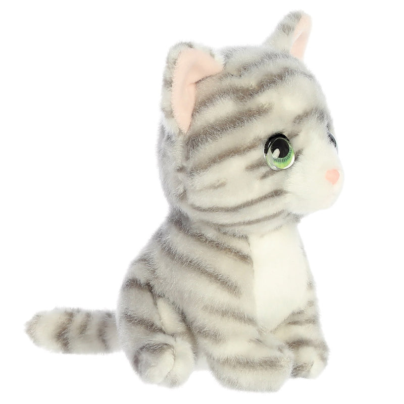 Petites Misty Grey Tabby Cat Soft Toy - Aurora World LTD