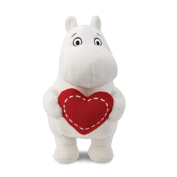 Moomin Standing with Heart Soft Toy - Aurora World LTD