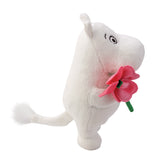 Moomin Standing with Pink Flower Soft Toy - Aurora world LTD