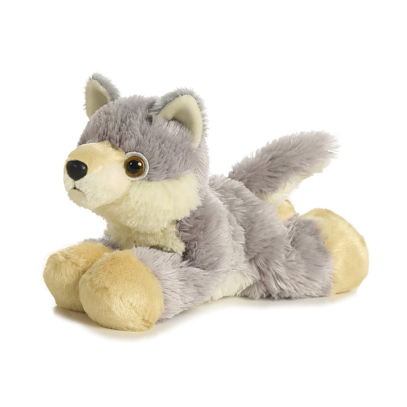 Mini Flopsies Woolsey Wolf Soft Toy - Aurora World LTD