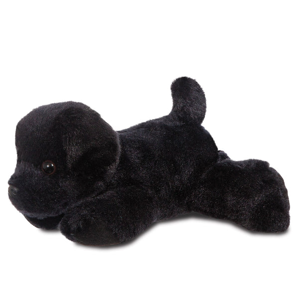 Mini Flopsies Black Labrador Dog Soft Toy - Aurora World LTD
