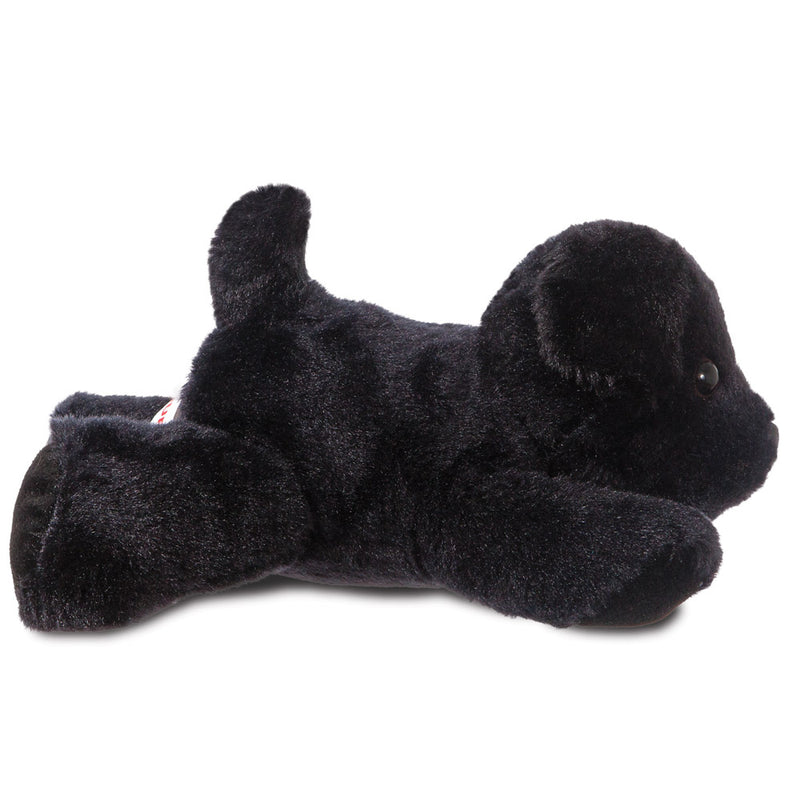 Mini Flopsies Black Labrador Dog Soft Toy- Aurora World LTD