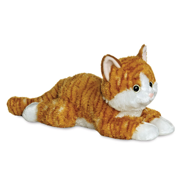 Flopsies Ginger Tabby Cat Soft Toy - Aurora World LTD