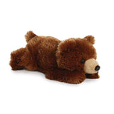 Mini Flopsies Grizzly Bear Soft Toy - Aurora World LTD