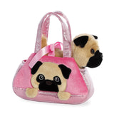 Fancy Pal Peek-a-Boo Pug Soft Toy - Aurora World LTD