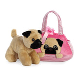 Fancy Pal Peek-a-Boo Pug Soft Toy - Aurora World LTD
