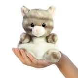 Palm Pals Silver Kitty Cat Soft Toy- Aurora World LTD