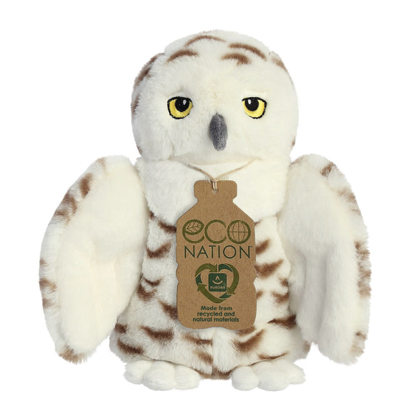 Eco Nation Snowy Owl Soft Toy - Aurora World LTD