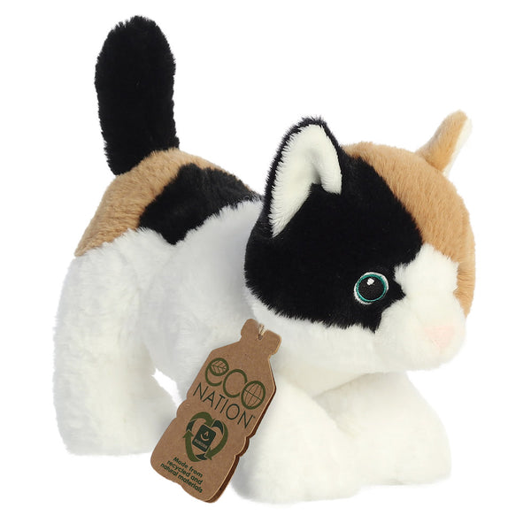Eco Nation Calico Cat Soft Toy - Aurora World Ltd