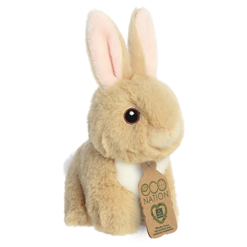 Eco Nation Mini Tan Bunny Soft Toy - Aurora World LTD