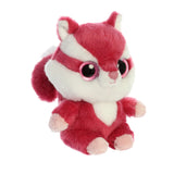 Chewoo the Red Squirrel from the YooHoo collection soft toy – 5 inches - Aurora World LTD