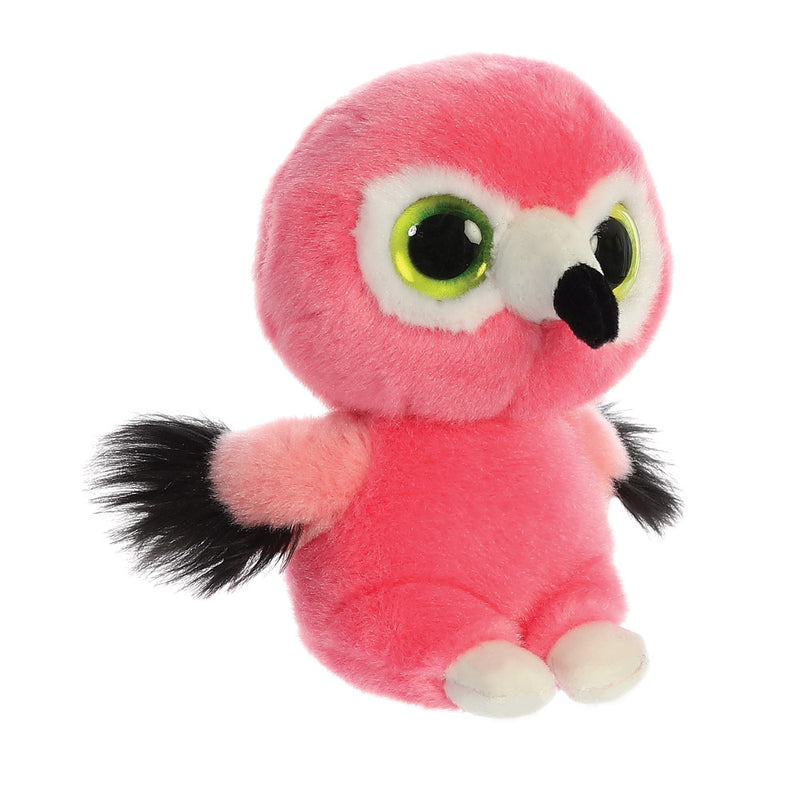 Mango the Flamingo from the YooHoo collection soft toy – 5 inches - Aurora World LTD